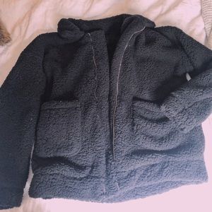 Black Teddy Bear Jacket